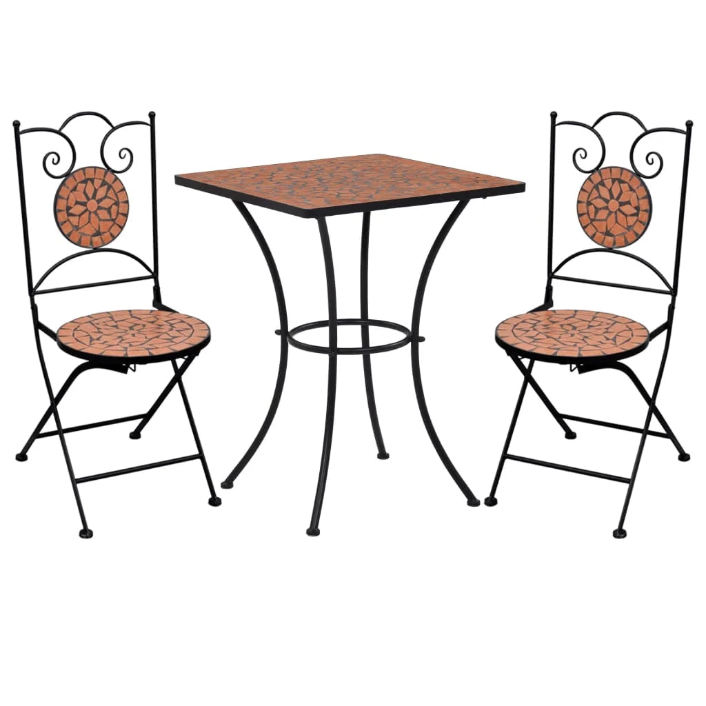 Mobili da bistrot 3 pezzi mosaico terracotta piastrella in ceramica 02_0014541