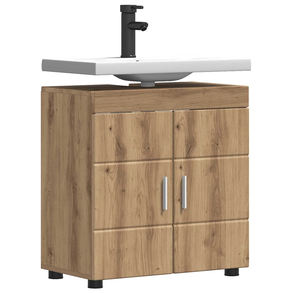 Set di Armadi da Bagno TULUM Rovere artigianale 60 x 34 x 63 cm