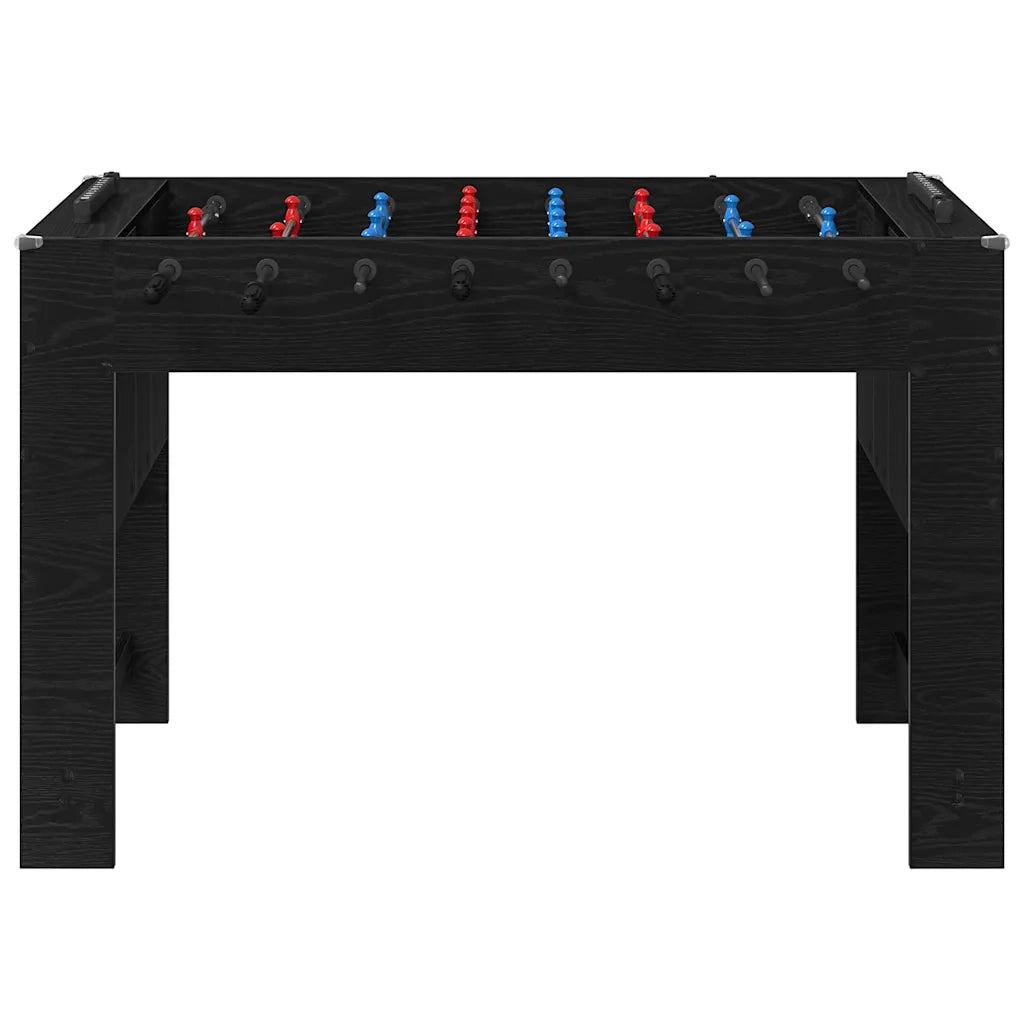Tavolo da Foosball Rovere Nero 125 x 60,5 x 80 cm
