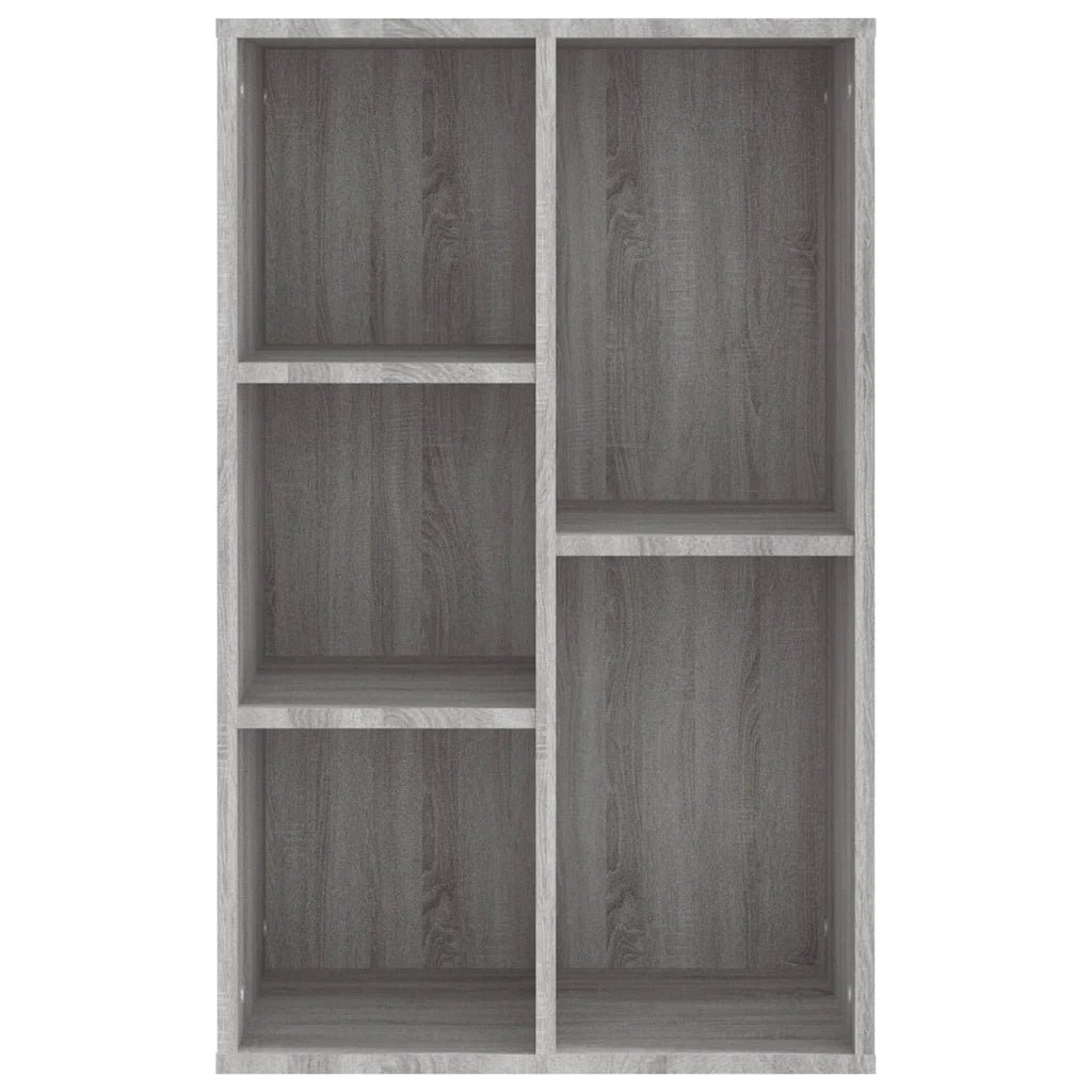 Libreria/Credenza Grigio Sonoma 50x25x80 cm Legno Multistrato 826612