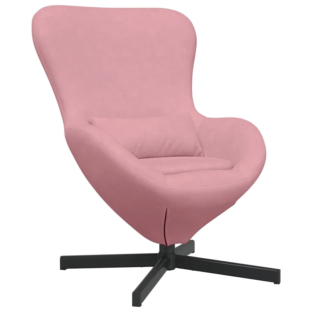 Poltrona uovo Rosa 63 x 73 x 90 cm Velluto 42002760