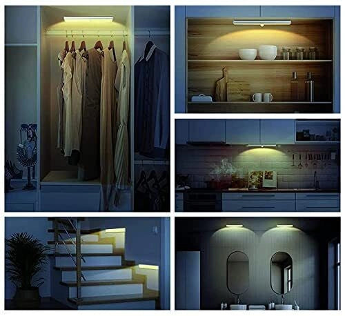 Vigor Lampada per Armadi Magnetica con Sensore 10 Led