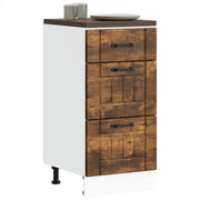 Base da Cucina Lucca Rovere Fumo in Legno Multistrato 854235