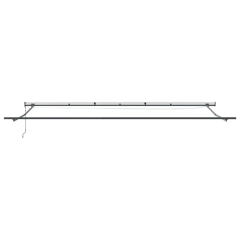 vidaXL Tenda Retrattile Automatica LED Antracite e Bianco 600x300 cm