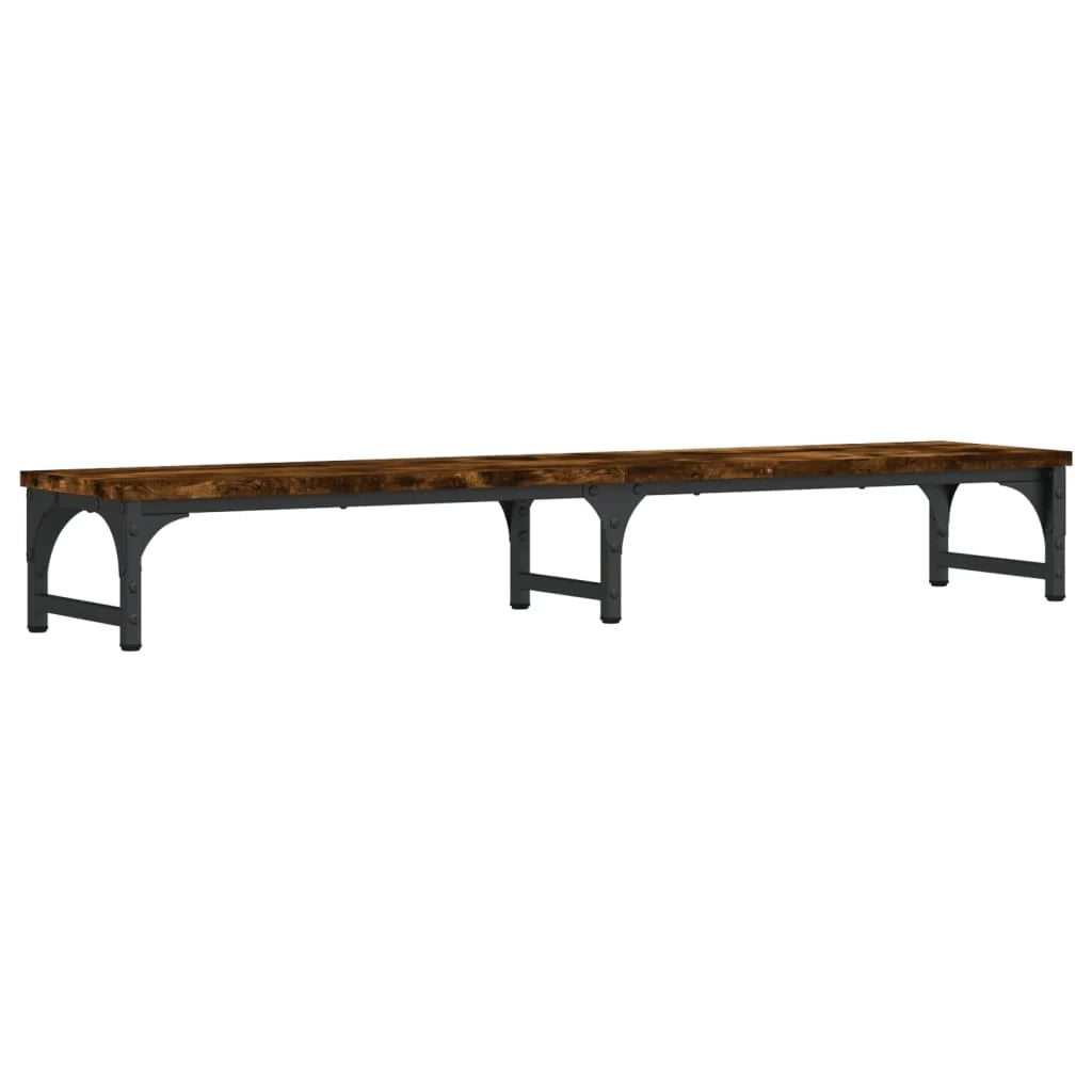 Supporto per monitor mobile da scrivania 105 x 23 x 15,5 cm legno ingegnerizzato marrone 02_0044854