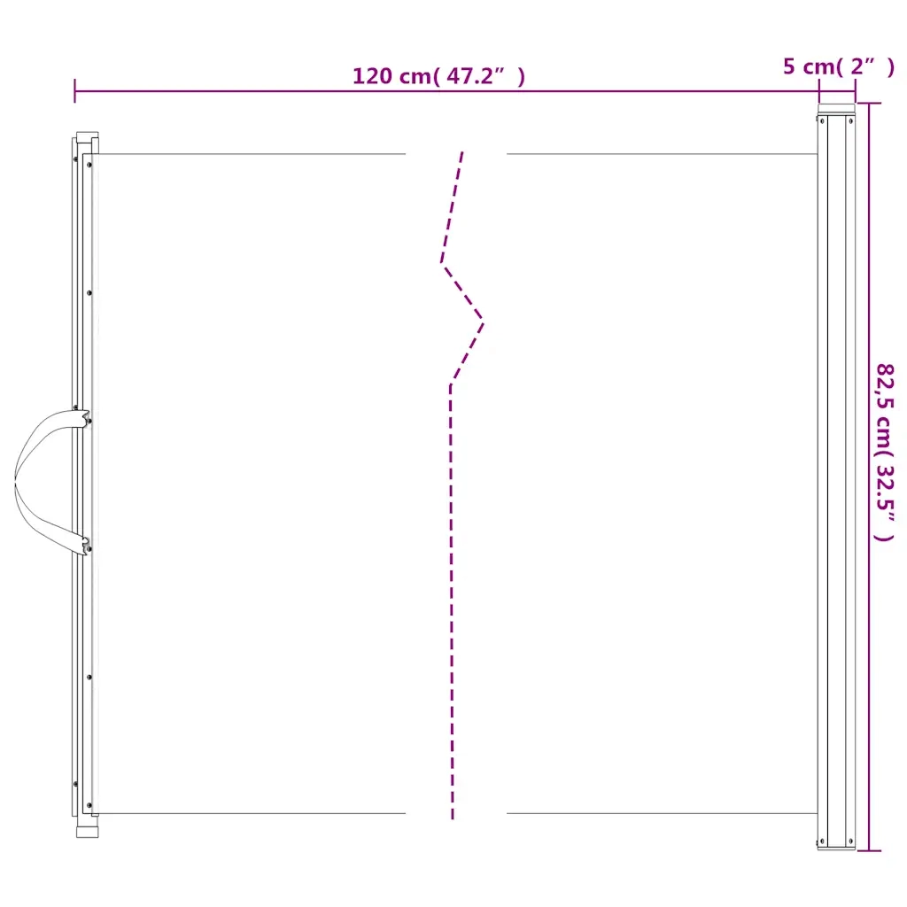 Cancelletto Retrattile per Animali Domestici Nero 82,5x125 cm 4004131