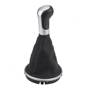 Manubrio a 5 velocità con pomo in PU e plastica per Roomster MK2 5J0711113F (Nero)
