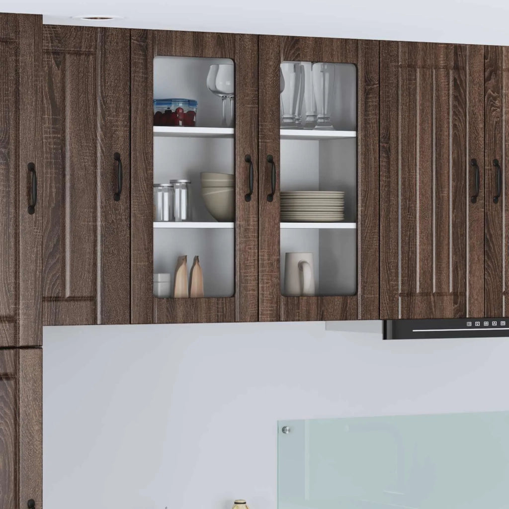 Pannello lavastoviglie Lucca Rovere Marrone 80 x 31 x 80 cm 885072