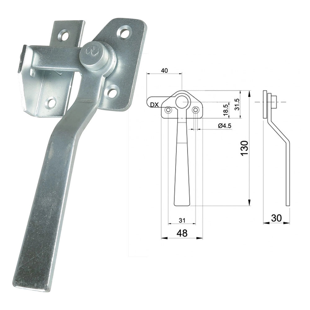 MANIGLIA DA BLOCCO Dx- 10 pezzi  - IBFM