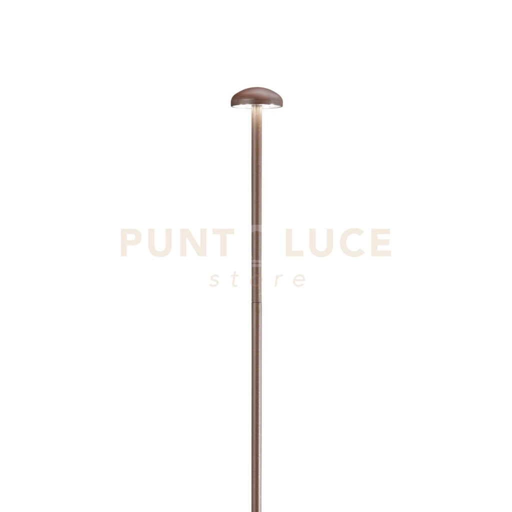 PALETTO DA GIARDINO LED DC24V PUCK BRONZO 3W 360LM 3000K IP65 4,2X60CM INCLUSI CAVI 300CM