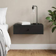 Tavolino da Parete Laterale Nero 59 x 34,5 x 17 cm 899166