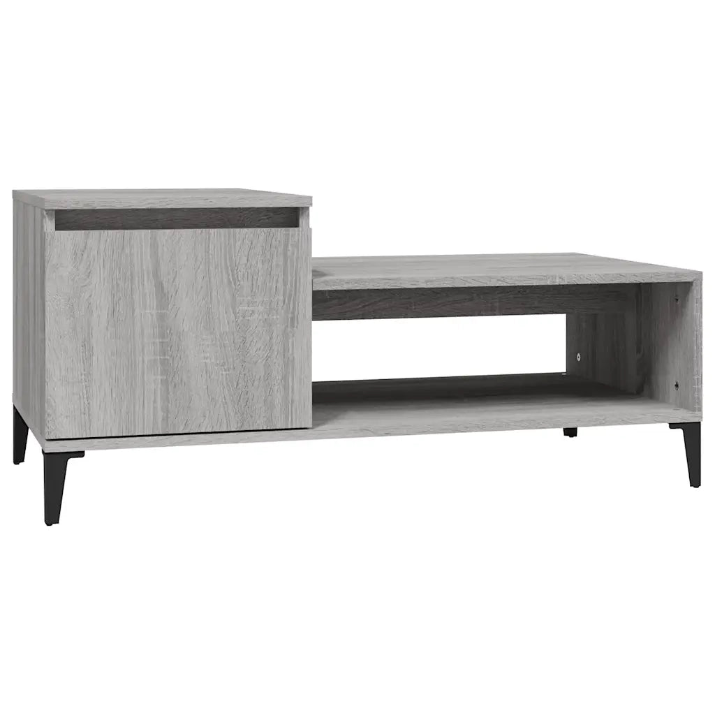Tavolino da salotto | Tavolino da caff¨¨ | Tavolino da Soggiorno grigio sonoma 100x50x45cm Legno Multistrato