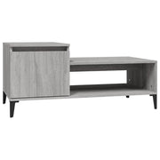 Tavolino da salotto | Tavolino da caff¨¨ | Tavolino da Soggiorno grigio sonoma 100x50x45cm Legno Multistrato