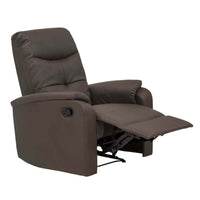 Poltrona Relax 76,5x89/159x100/83,5 h cm in Similpelle Marrone