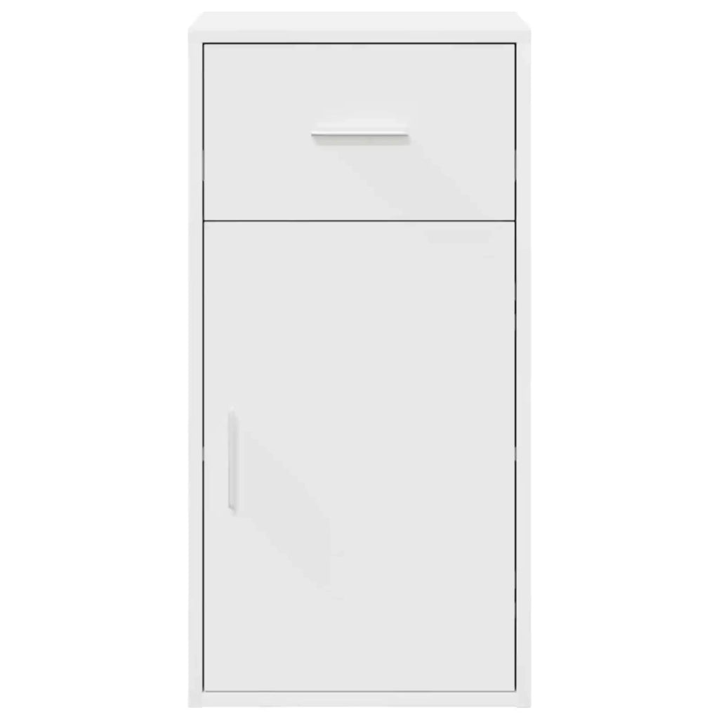 Credenza | Madia | Buffet da pranzo | Armadio da pranzo con cassetto Bianco 38 x 34 x 75 cm