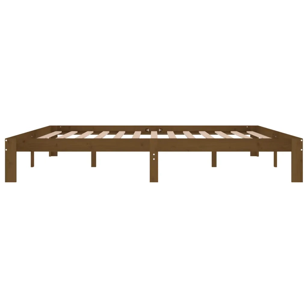 Giroletto senza Materasso Ambra in Legno di Pino 200x200 cm 810388