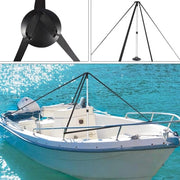 Supporto di carenaggio per barche - 3 pezzi - Supporto di carenaggio in alluminio ABS regolabile 57-137 cm per imbarcazioni da diporto, pesca e vela