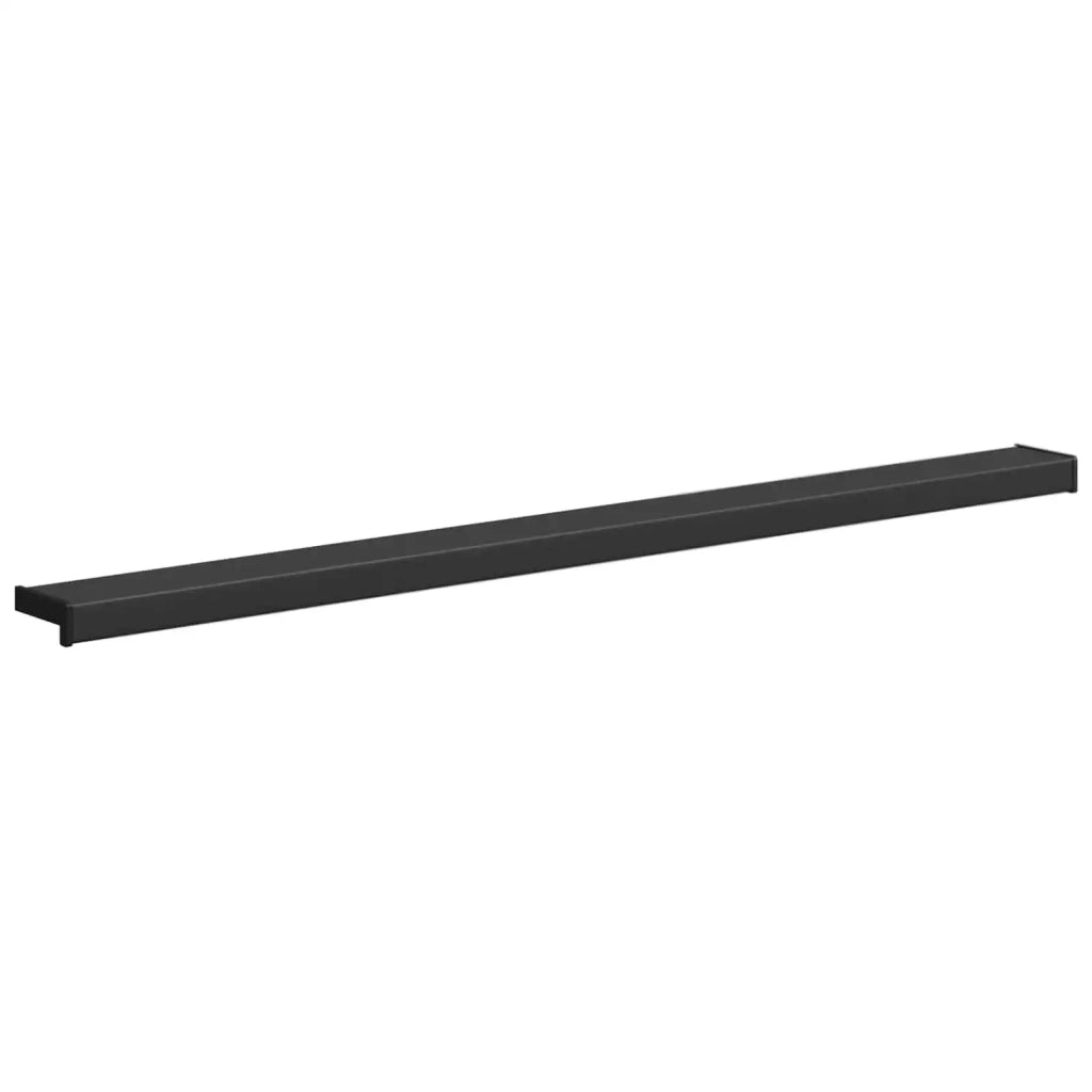 Soglia della Finestra Nero con Venature del Legno PVC CFW5187445