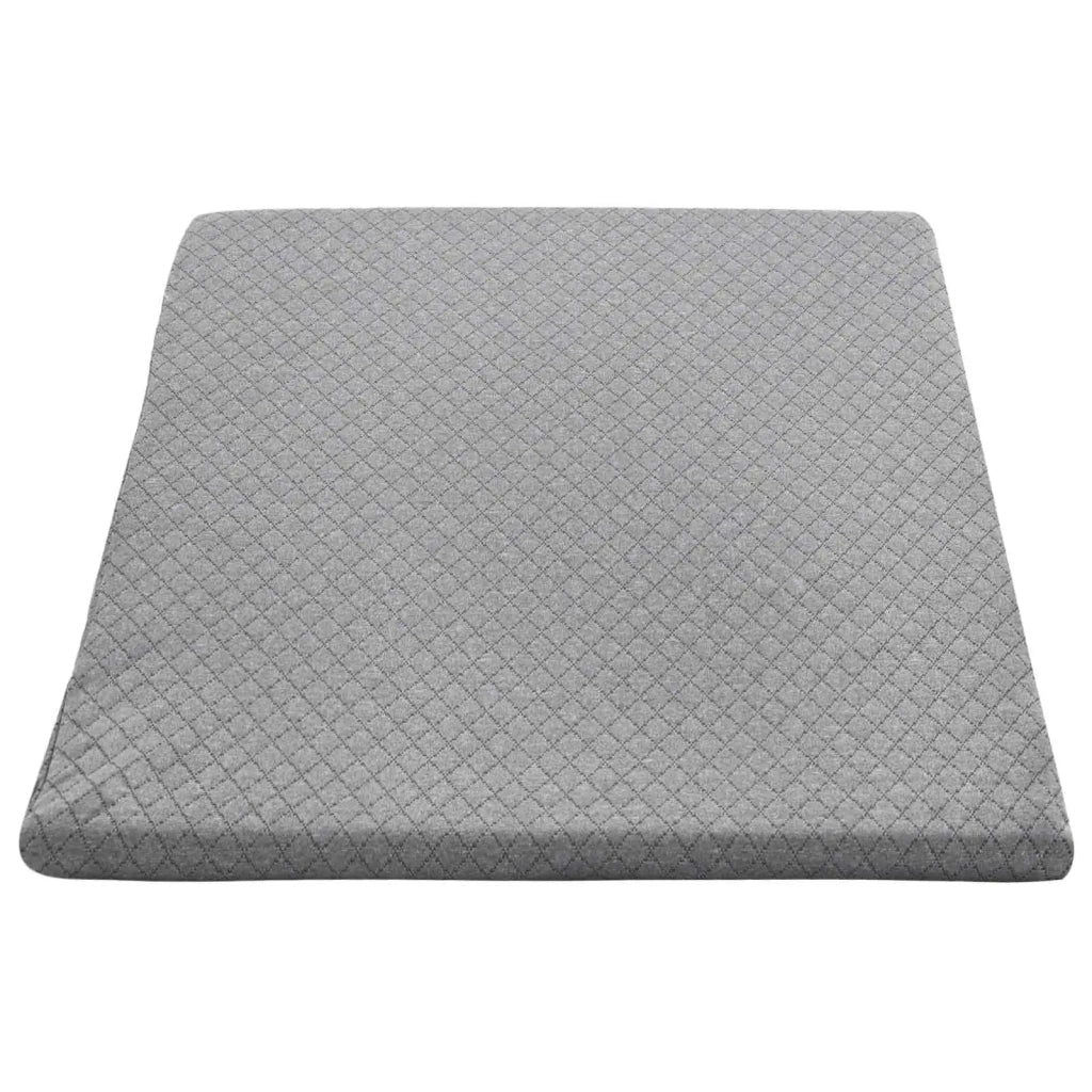 Cuscino per Gambe Grigio 60 x 50 x 30 cm Schiuma Memory 42020195