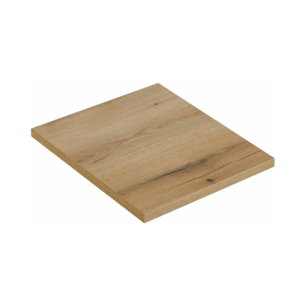 Set da bagno sospeso VANO effetto quercia 50cm: mobili sotto lavabo con cassetti + piano per lavabo