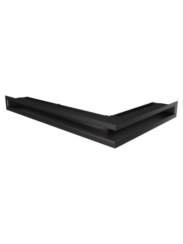 Griglia di ventilazione Angolare per camino 60x600x400 - Loft Angle sinistra grafite