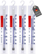 4 set di termometri per frigorifero - termometro analogico per congelatore e frigorifero