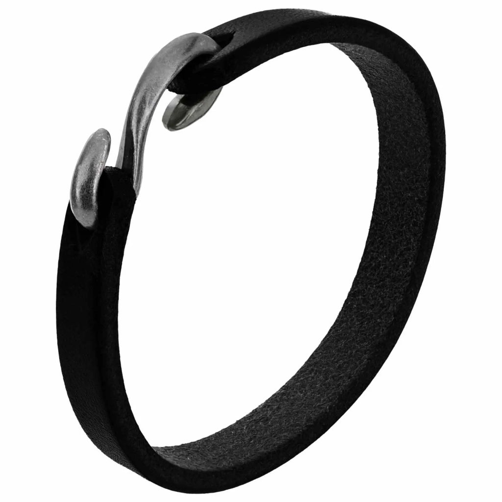 Cinturino in pelle Nero 200 x 0,5 cm Pelle 42034133