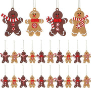 Decorazione per albero di Natale olografica con uomo di peperone - 24 pezzi - 4 stili - Ospitabile