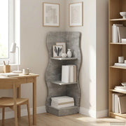 Mensola angolare Grigio Cemento 34 x 33 x 102 cm 899939