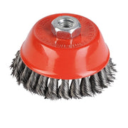 Trade Shop - Spazzola A Tazza Foro 14 Diam 160 Mm Filo Ritorto Ferro Smerigliatrice Edilizia -