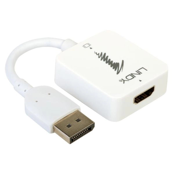 Lindy 38146 cavo e adattatore video hdmi tipo a (standard) displayport bianco