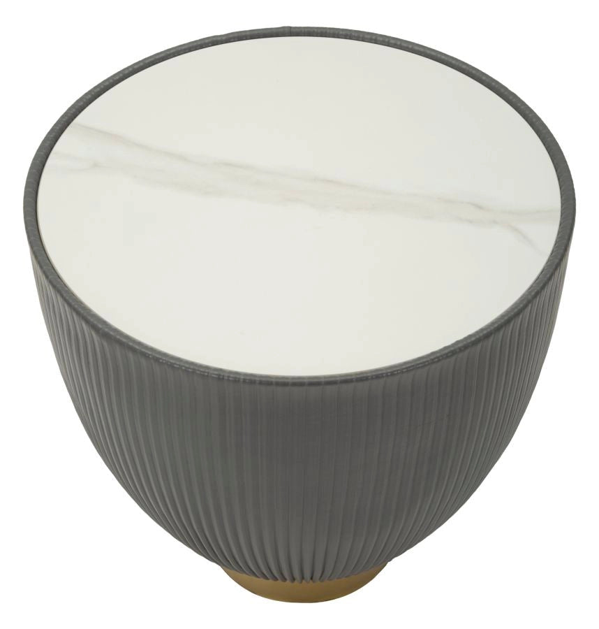Tavolino Da Caffè Elge Cm Ø 46X45 Con Design Elegante