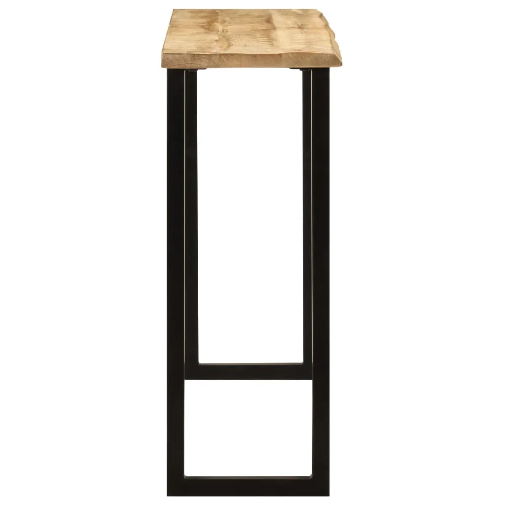 Tavolo Consolle | Tavolo d'Ingresso Bordi Vivi 105x33x76 cm Legno Massello di Mango