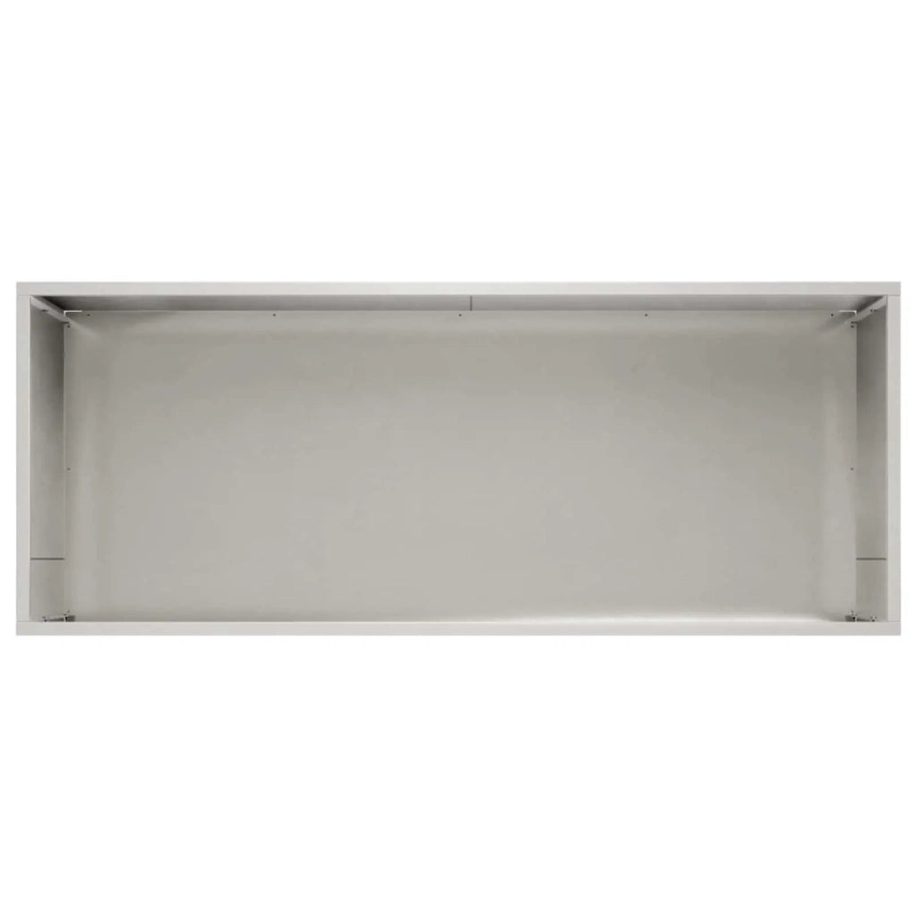 Vaso da giardino Argento 100 x 40 x 40 cm Acciaio Inox 8005254