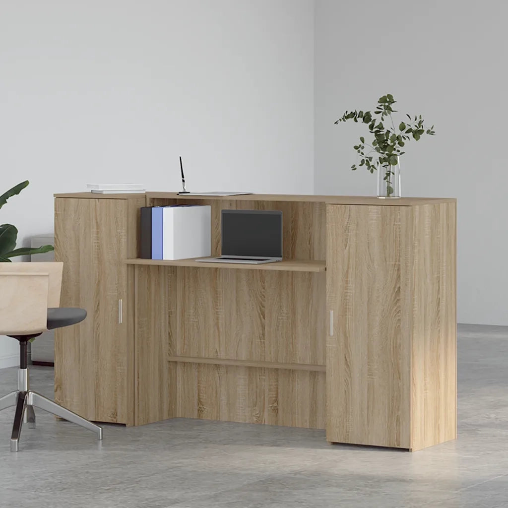 Banco Reception Rovere Sonoma 180x50x103,5 cm Legno Multistrato 3324207