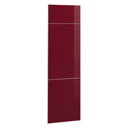 Vicco Frontale cucina Rosso lucido 59.6 x 196 cm frontale del mobile per mobile per frigorifero
