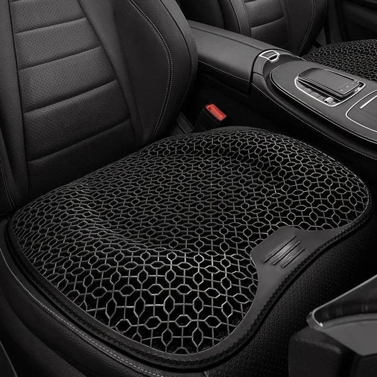 Sedile per auto con cuscino di supporto | Cuscino respirante e regolatore di umidità | Progettazione ergonomico, adatto per auto, uffici e sedute prolungate