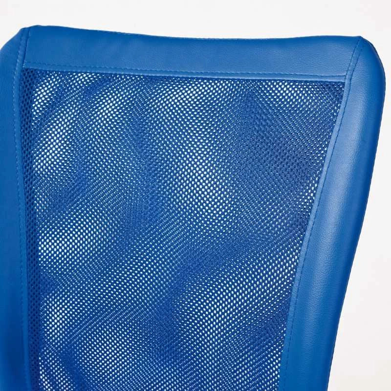 Sedia ufficio Blu Inter Link con ruote regolabile in altezza Dim. 43x56x88-98h