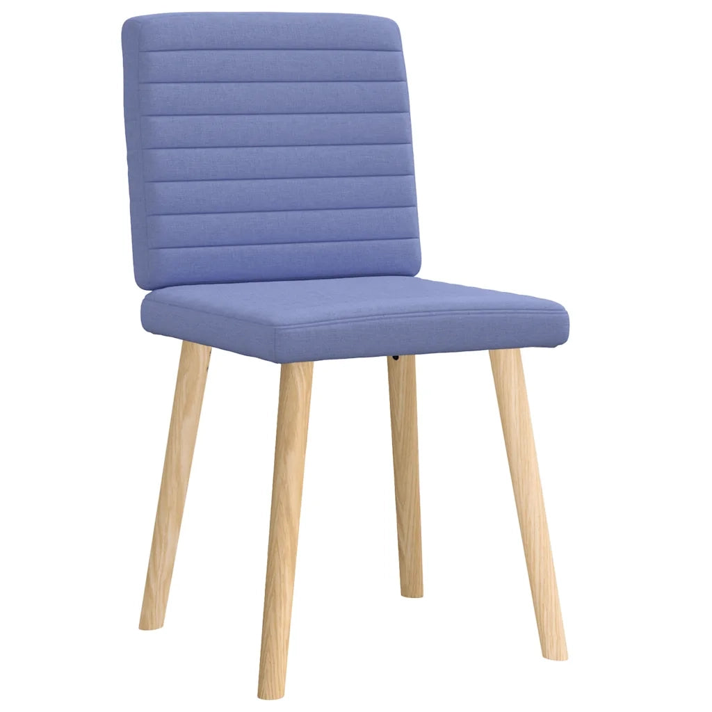 Sedie da Pranzo 2 pz Blu Jeans in Tessuto 4101184