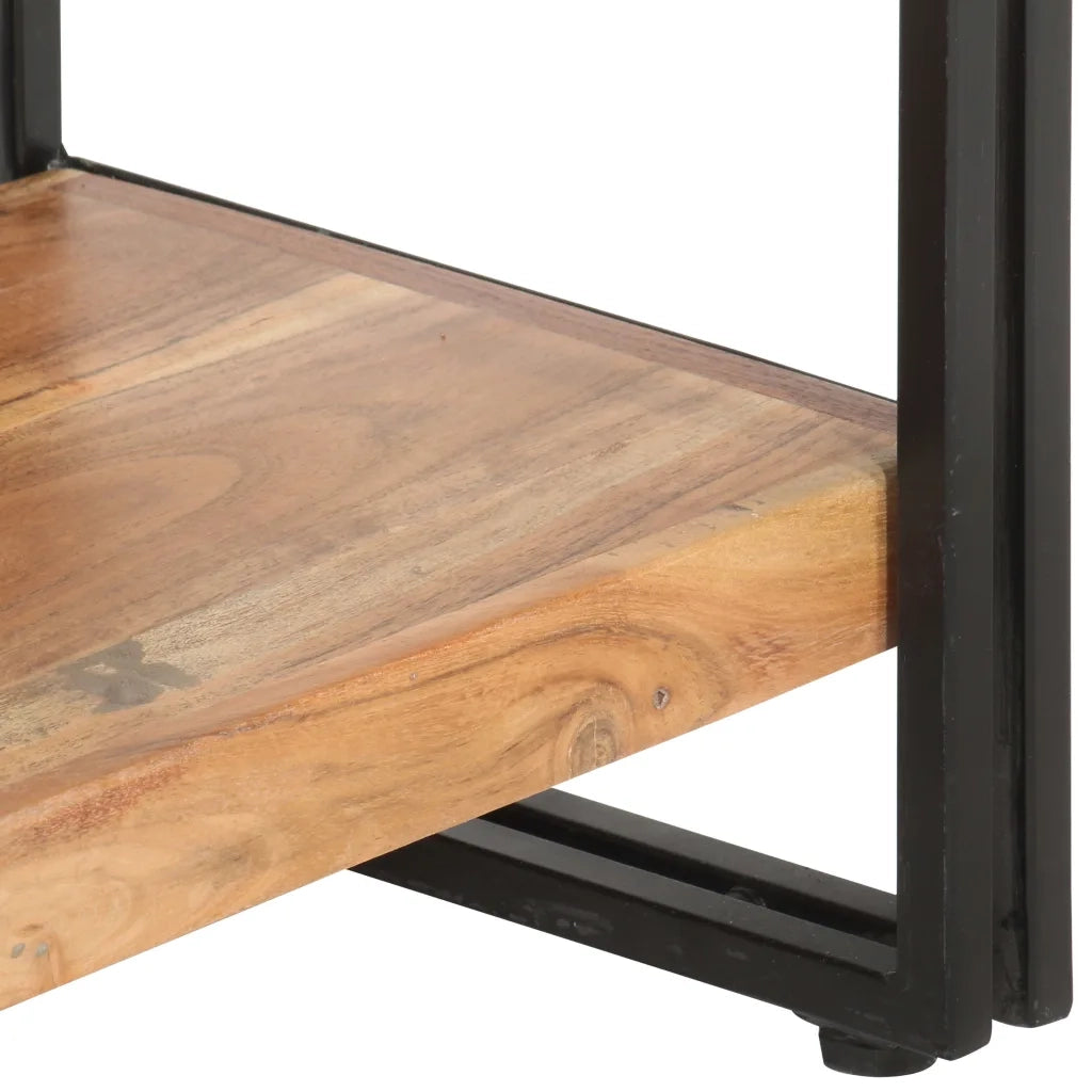 Libreria a 5 Ripiani 90x30x180 cm in Legno Massello di Acacia 286587