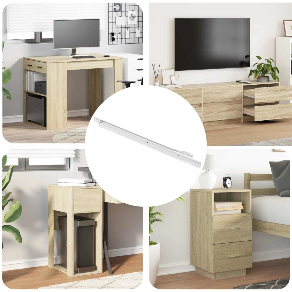 Scorrevole per cassetti 49 pz Bianco Acciaio CFW3712412