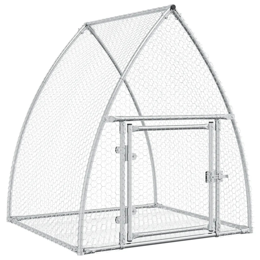 Conigliera Argento 100x105x120 cm in Acciaio Zincato