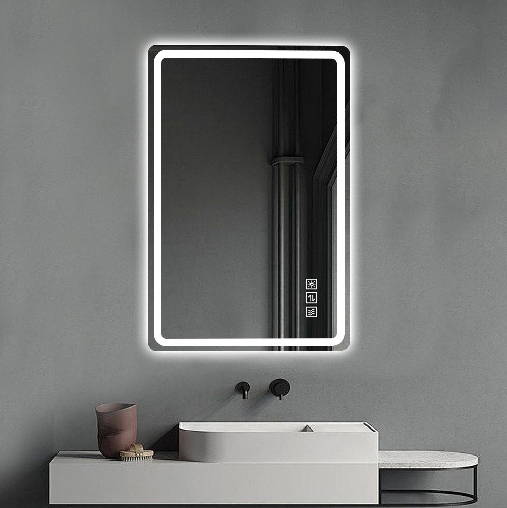 Specchio LED bagno 60x100 cm antiappannamento IP44