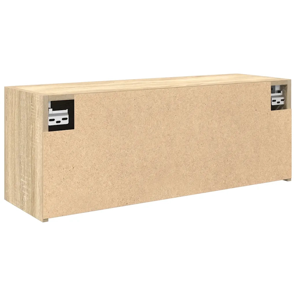 Mobile da Bagno Rovere Sonoma 80x25x30 cm in Legno Multistrato