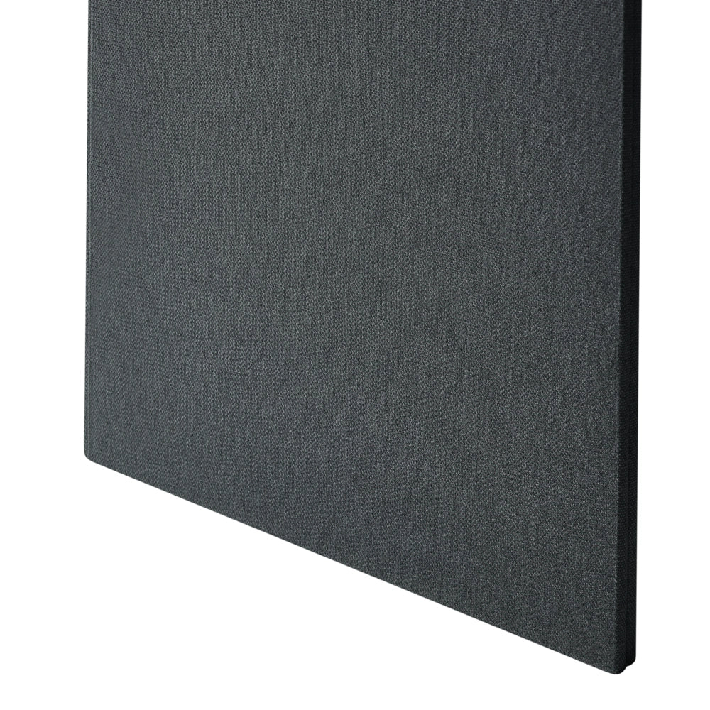 Divisorio pieghevole a 3 pannelli con struttura in acciaio poliestere grigio scuro ufficio domestico stile moderno