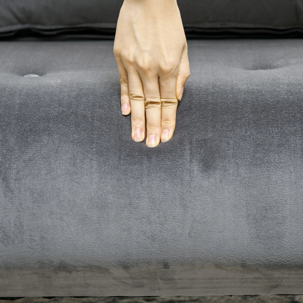 POLTRONA LETTO 72x78x79 cm Grigio in poliestere