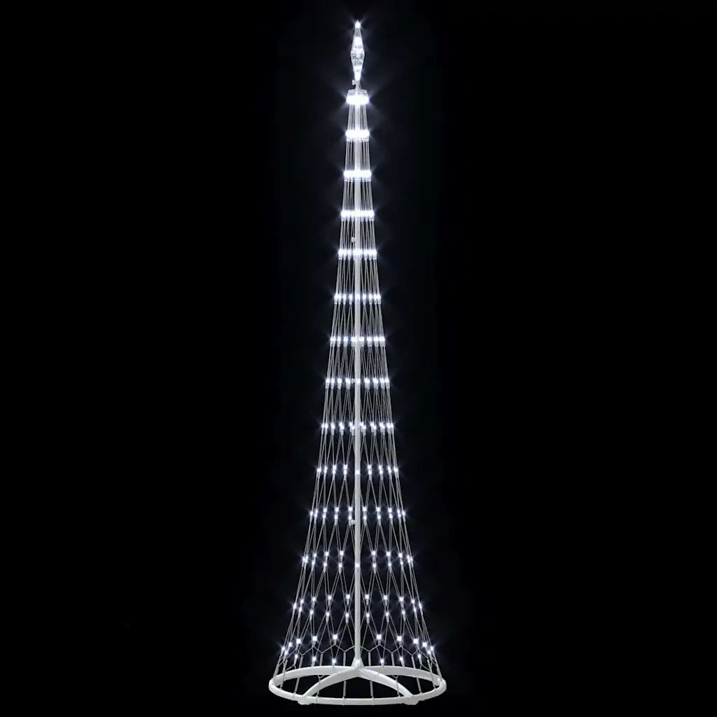 Albero di Natale LED con 290 LED Bianco freddo 250 cm Metallo 42018776
