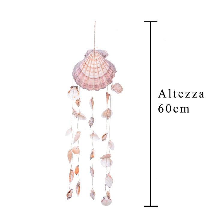 Set 2 Scacciapensieri Conchiglie H 60 cm