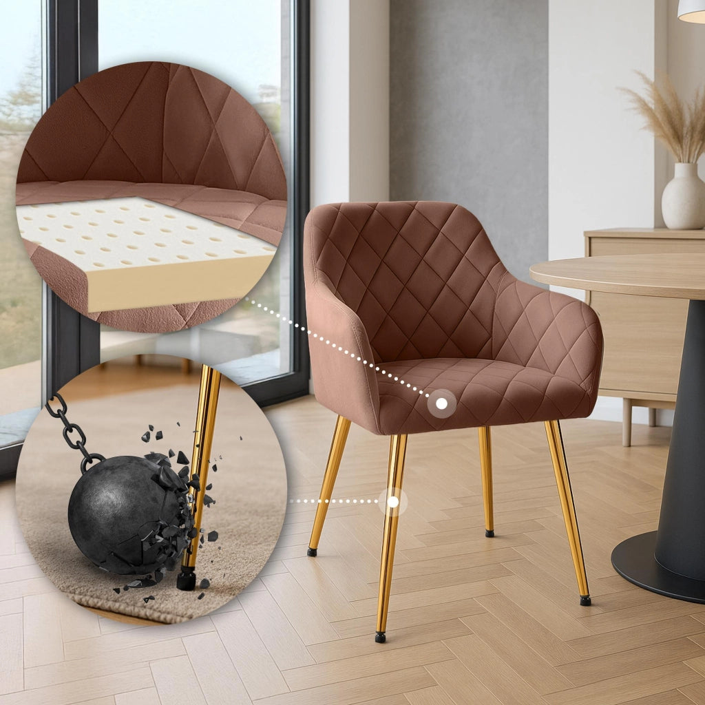 2er Set Esszimmerstuhl Monett Samt G