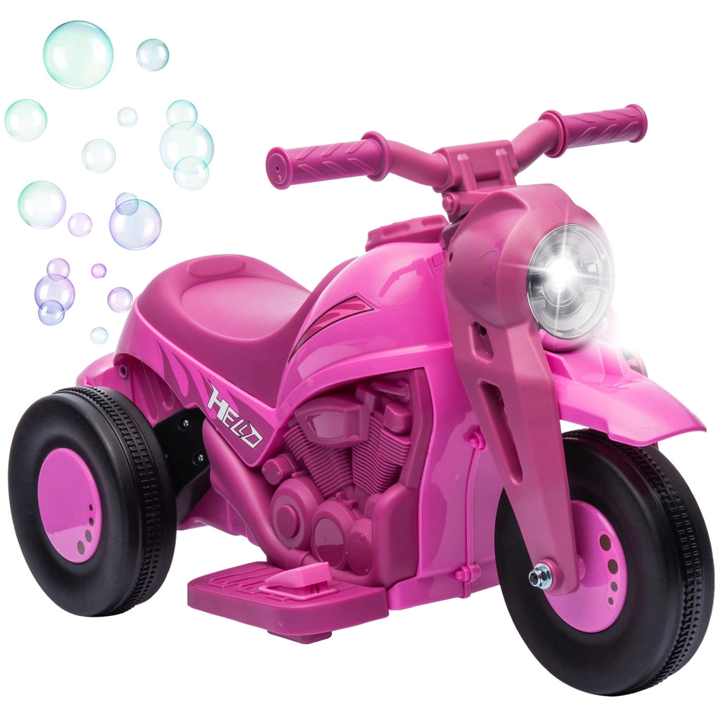 Moto Elettrica Bambini 3 Ruote ¨C Zephmum ¨C Rosa 6V